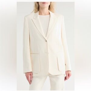 NEW TWP sweet pea blazer in bone sz L